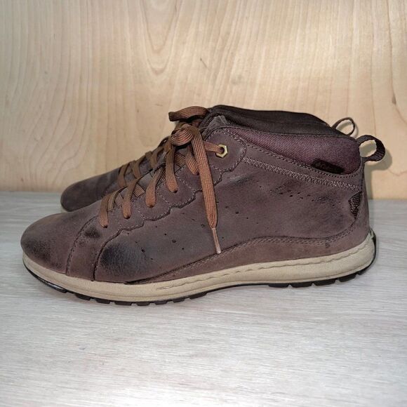 Columbia Three Passes Brown Leather Chukka Boots YM5290-248 Men's 9.5 - Picture 1 of 10